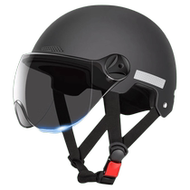 New national standard 3c certified electric vehicle helmet for men and women motorcycle helmet summer half helmet universal sunshade for all seasons