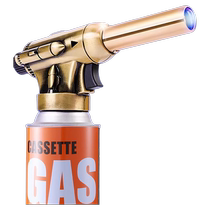 Spray gun spray fire roasting gun burning pig hair household handheld flame spray gun head cartridge gas tank igniter flame blowtorch