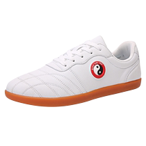 Tai Chi Shoes for Women Genuine Leather Tendon Bottom Spring and Autumn Mens Sports Shoes Martial Arts Shoes Summer Soft Cowhide Tai Chi Practice Shoes
