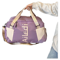 Fashionable travel bag shoulder portable fitness bag independent shoe compartment swimming bag short-distance travel storage wet and dry separation bag
