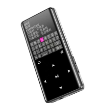 Bluetooth mp3 external music player touch mini e-book radio walkman digital recording