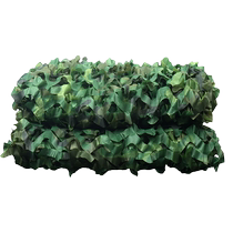 Camouflage net sunshade net anti-aerial photography camouflage net thickened encrypted sunscreen net green leaf mesh sun net single layer