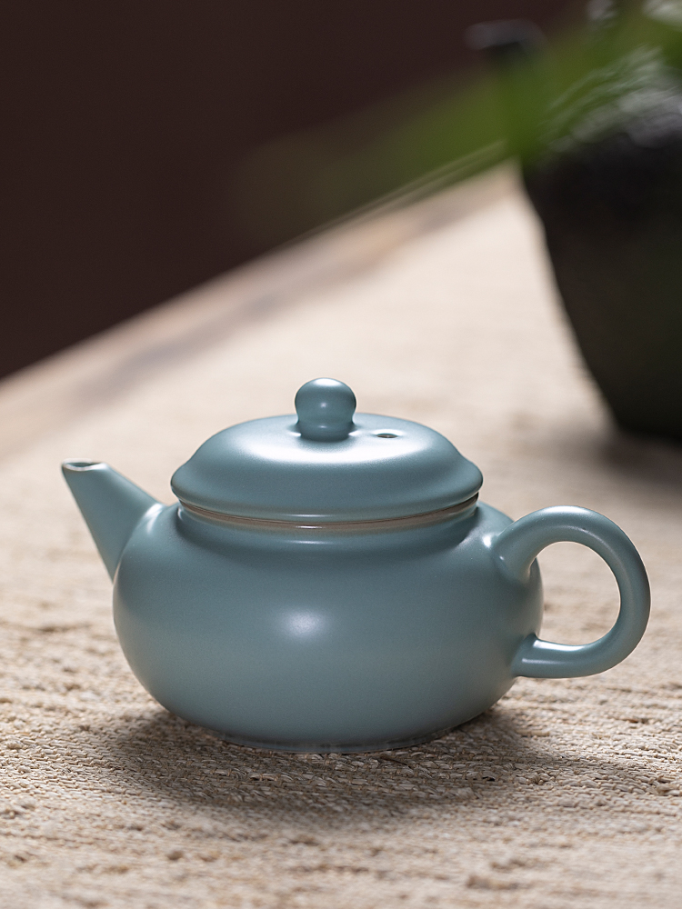 Jiangnan shamrock archaize past 1 your up ceramic teapot tea kungfu tea set your porcelain little teapot single pot