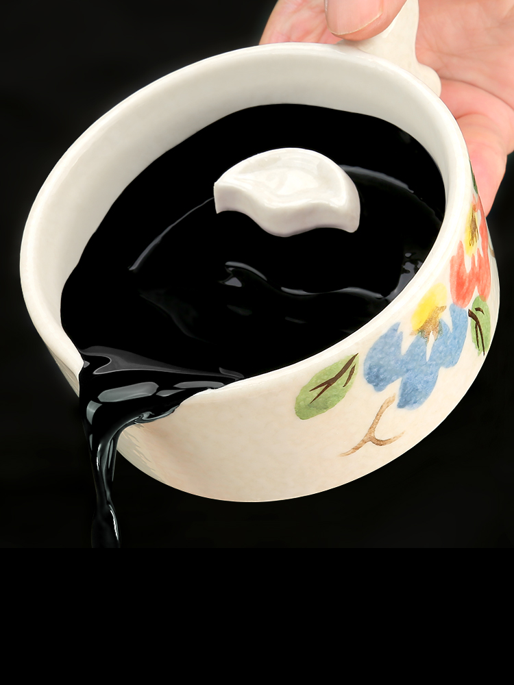Multifunctional ceramic the inkwell with cover high - grade multi - purpose penholder pen writing calligraphy sheng ink ink fountain students lick the writing brush washer from Chinese painting ink dish of four treasures ink inkstone ink kelp tools