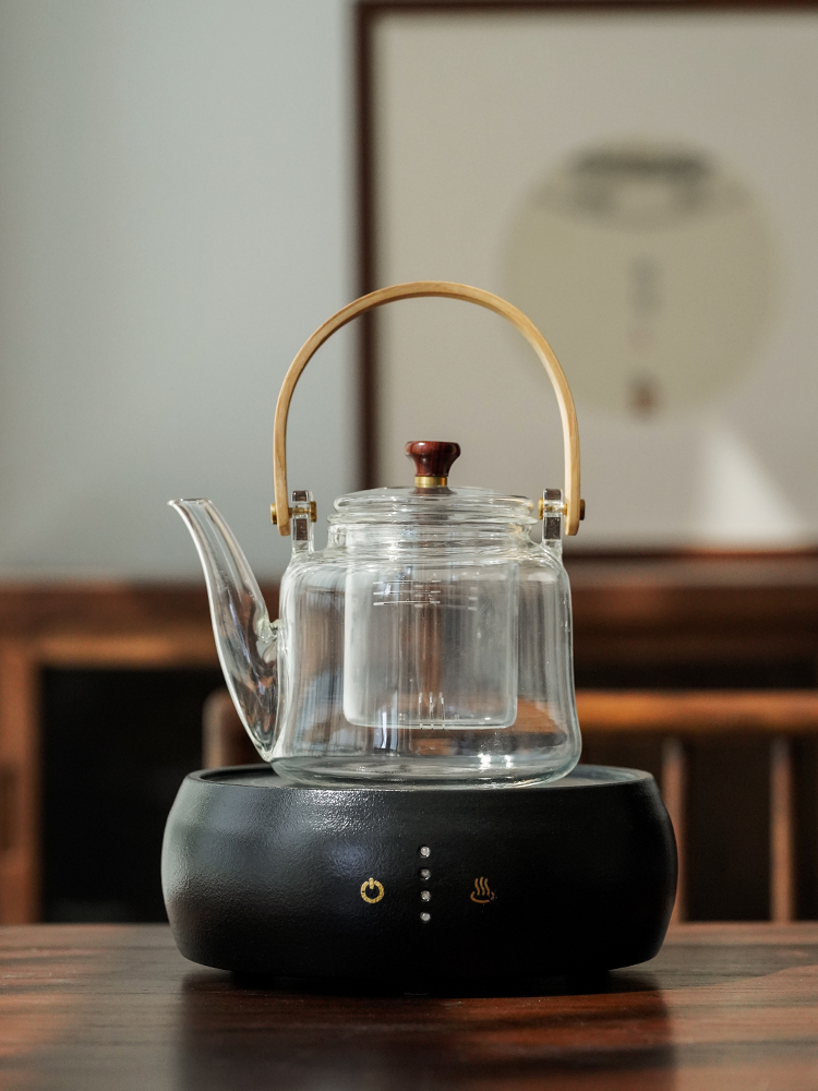 The Heat - resistant glass tea pot to boil the teapot tea stove boiling tea tea ware suit steam steaming the boiled tea, the electric TaoLu household