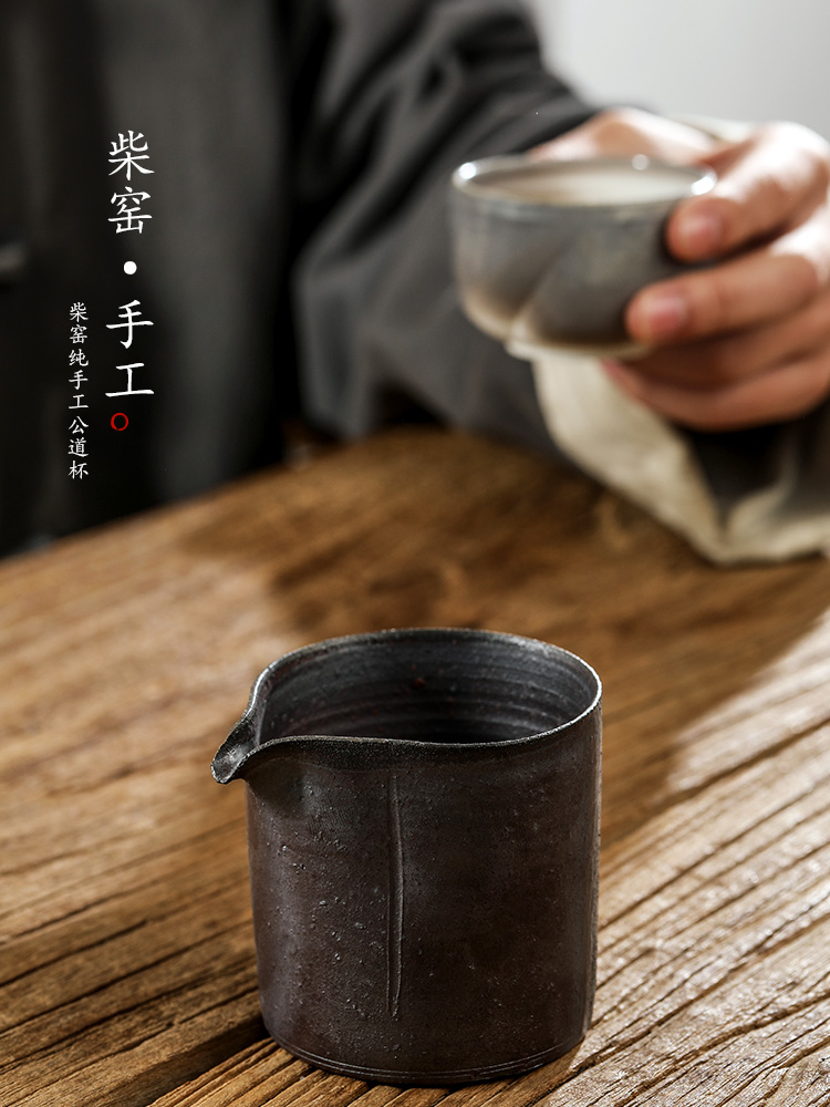 Jingdezhen firewood male checking ceramic fair keller kung fu tea tea set points, a single high temperature resistant tea accessories