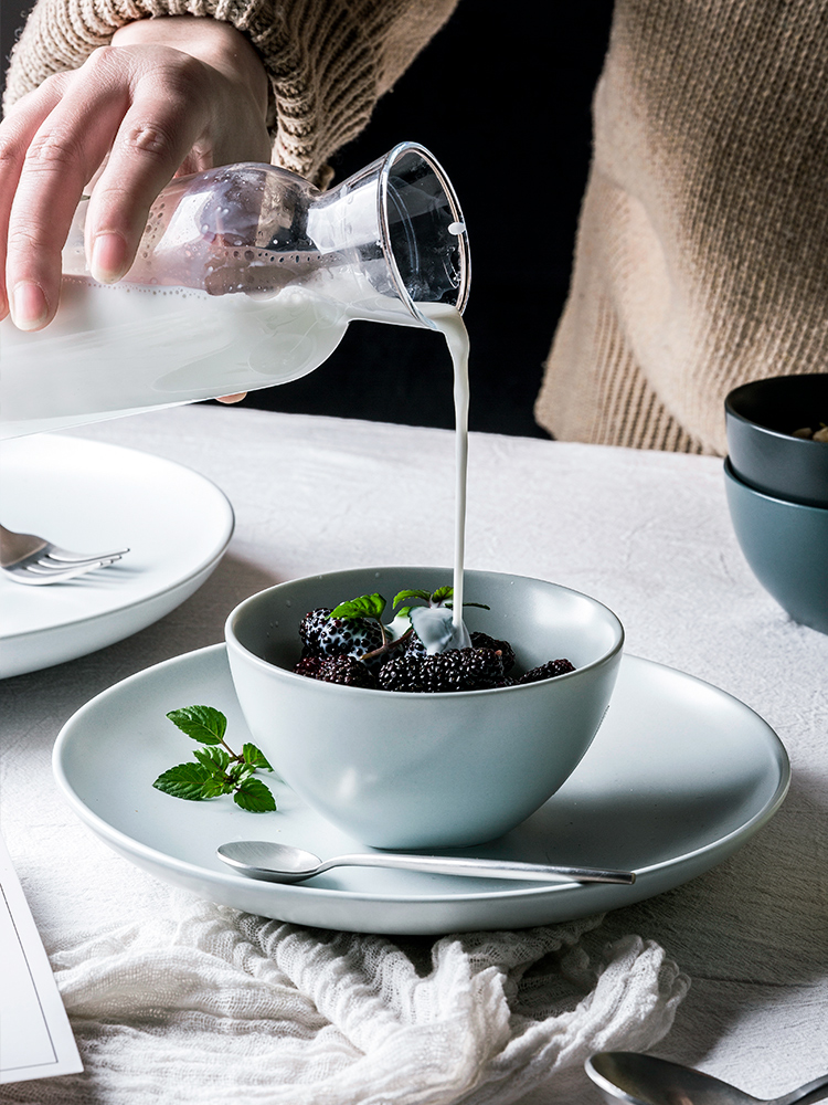 Namely the content to use household Nordic creative lovely ceramic rainbow such as bowl noodles bowl bowl eat a small bowl of rice bowls mercifully individual