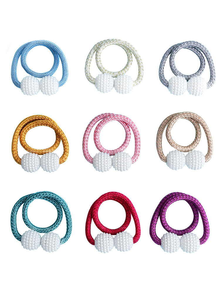 Аксессуары для штор Шторы привязана веревка пару установленный свободный удар магнитом пряжка аксессуары подвесной системой шаровой венец с Джокером на веревке для хранения бытовых