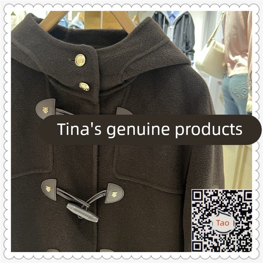 Spot TeenieWeenie bear women's 2025 winter woolen coat TTJW254TC1E JW254TC1E