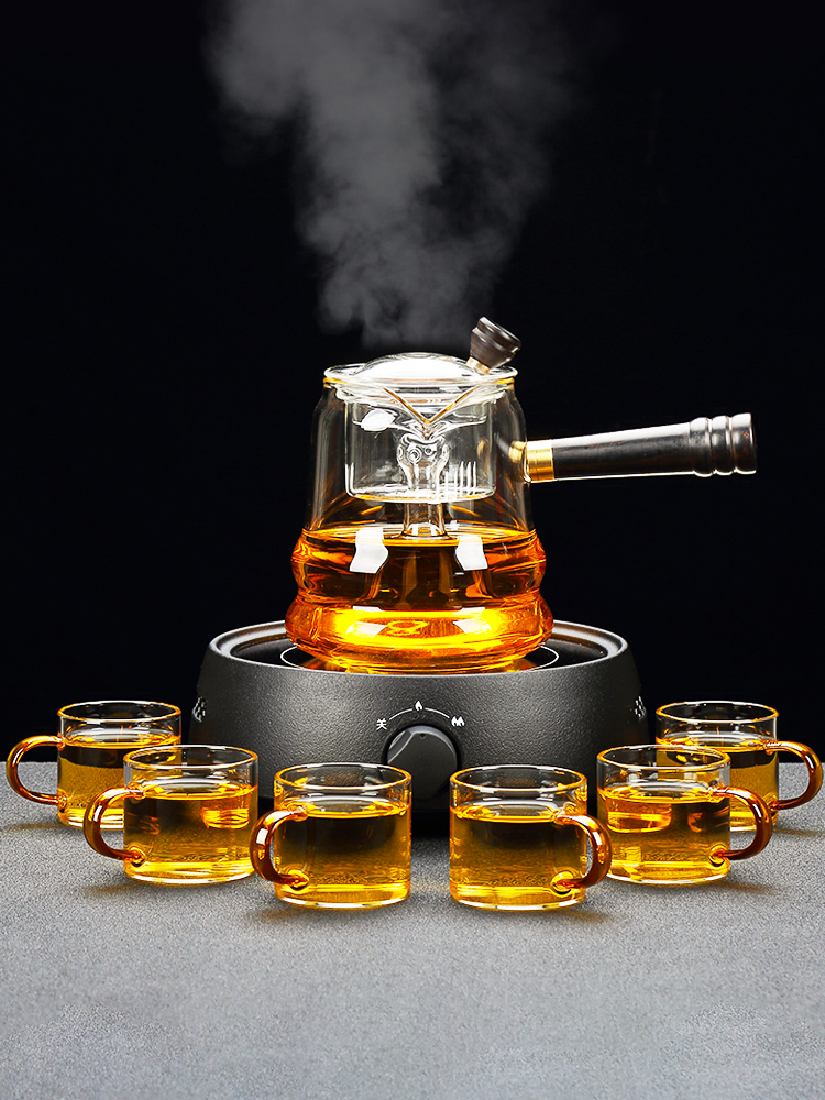 Tang Feng'm glass teapot electric household cooking and transparent pot put the pot of I and contracted electricity TaoLu filter side