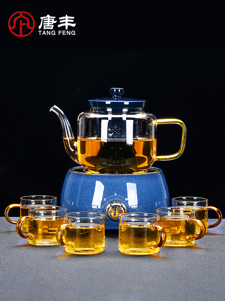 TaoLu Tang Feng electricity boiling tea ware suit heat - resistant glass teapot household contracted pot of boiled tea stove heating transparent