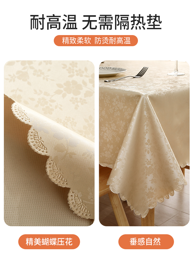 Nước và dầu khăn trải bàn vải dùng một lần chống bỏng bàn cà phê vải Bắc Âu TV truy cập hộ gia đình hình chữ nhật nhựa
