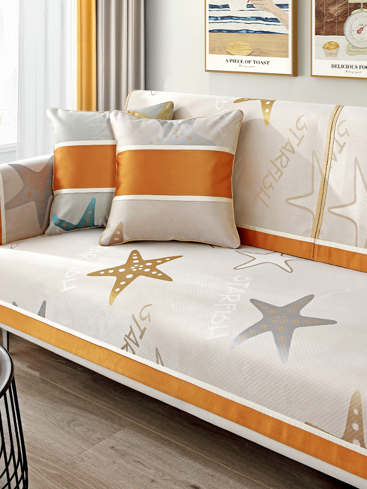 Sofa đệm Four Seasons chung khăn trượt mùa hè Bắc Âu tối giản sofa đệm sofa bìa đầy đủ bìa bao gồm tất cả các bìa phổ