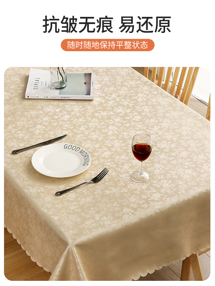 Nước và dầu khăn trải bàn vải dùng một lần chống bỏng bàn cà phê vải Bắc Âu TV truy cập hộ gia đình hình chữ nhật nhựa