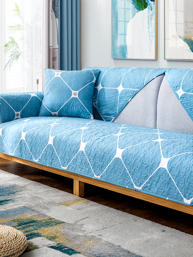 Bông sofa đệm đệm sofa tất cả các mùa trượt bông vải liệm đơn giản sofa phổ quát lại pad
