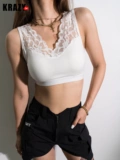 Krazy Кружевное нижнее белье, бюстгальтер без косточек, бюстгальтер-топ, майка топ, бюстгалтер, кружевное платье, V-образный вырез, красивая спина