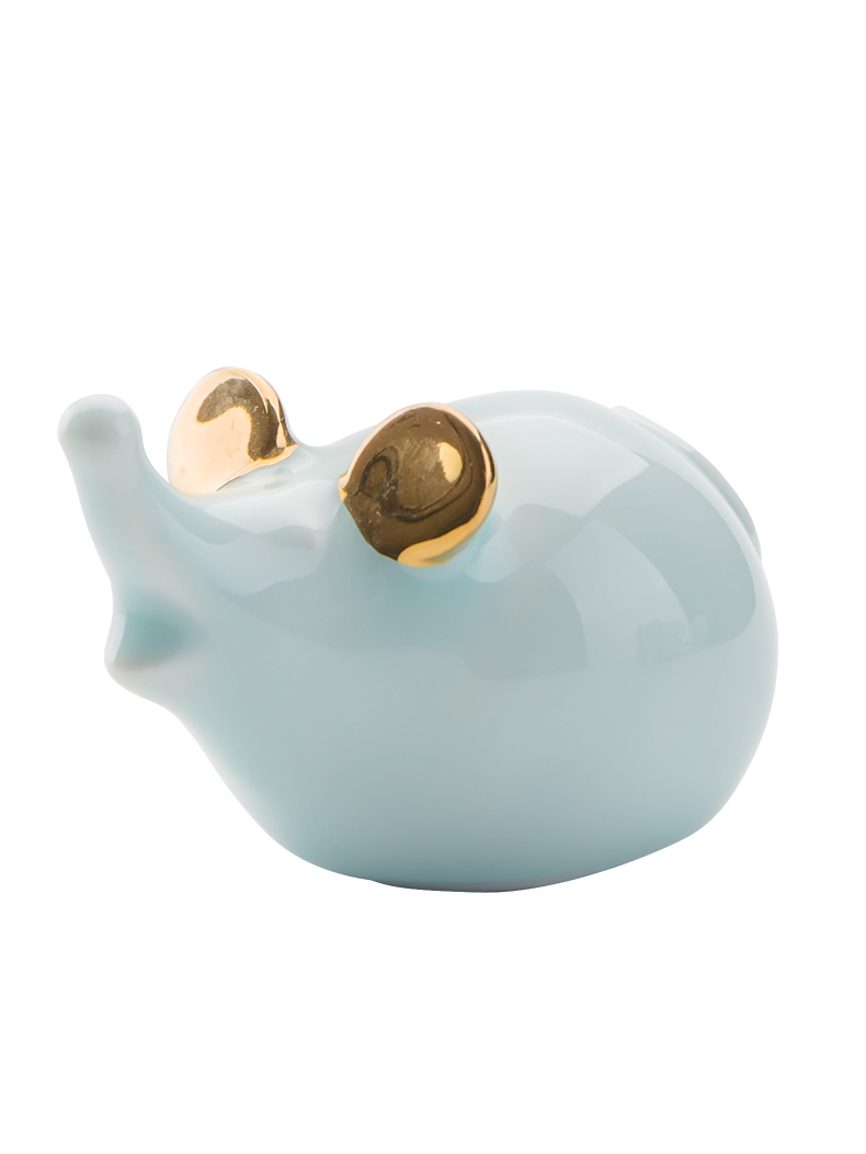 Rat ceramic furnishing articles the car accessories auto instrument panel mouse lovely creative New Year gift during the Spring Festival gifts