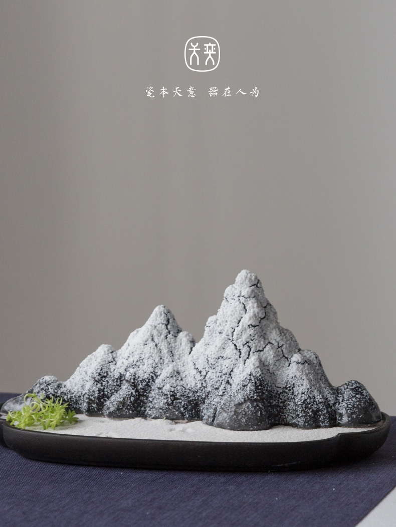 "Snow" days yi ceramics furnishing articles household adornment art creative I and contracted sitting room porch atmosphere