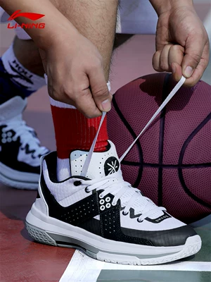 Giày bóng rổ Li Ning nam mới Wade cách thành phố 5 tốc độ âm thanh 6 驭 đẹp trai 11 sân đầy mây gây sốc giày thể thao thấp - Giày bóng rổ giày thể dục Giày bóng rổ
