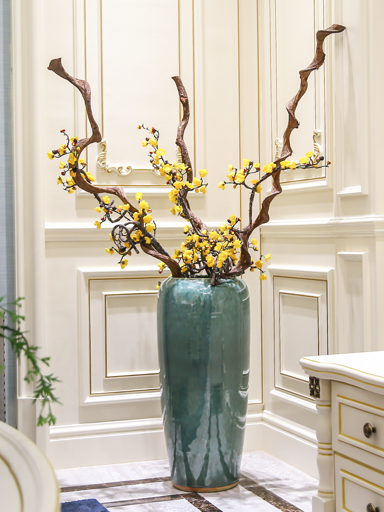 New Chinese style ceramic up of large vases, I and contracted hotel villa decorations furnishing articles flower arranging flower implement