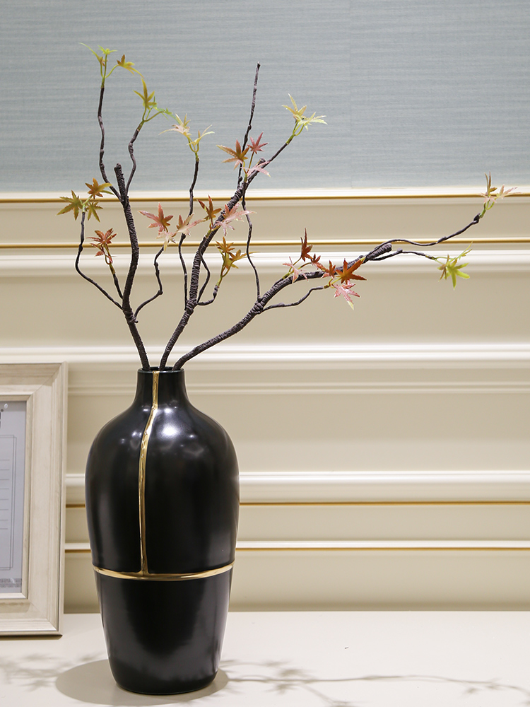Light the key-2 luxury of modern dry flower vases, flower arrangement sitting room between example table ceramic flowers, floral decorations household act the role ofing is tasted