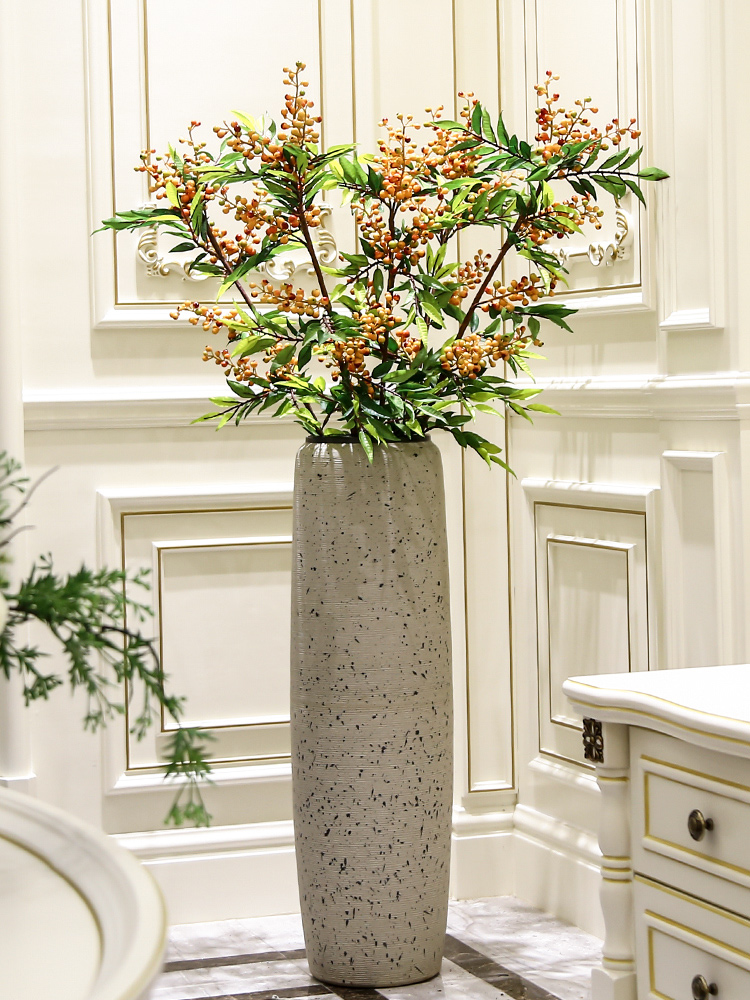 High ground large flower arranging ceramic vases, dried flower decorations place to live in the sitting room is I and contracted creative floral outraged