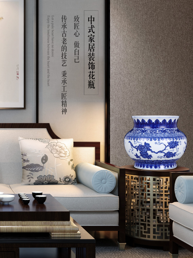 Jingdezhen ceramics vase furnishing articles imitation the qing yongzheng maintain many children f jars home sitting room adornment