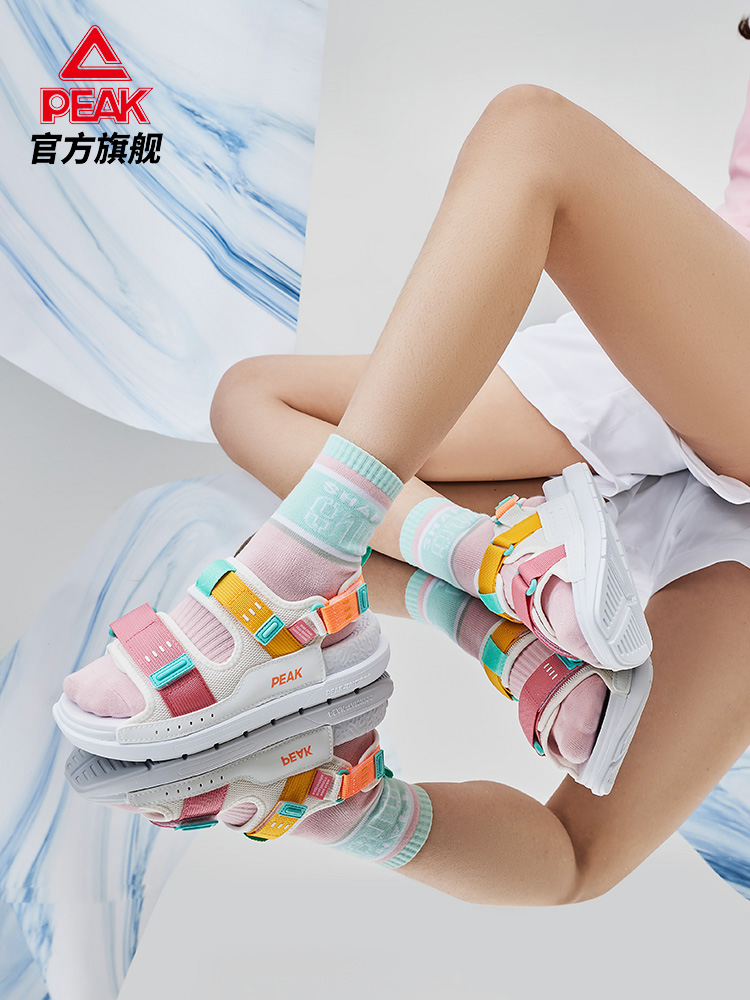 匹克 男女款 态极科技 厚底运动凉鞋 图1