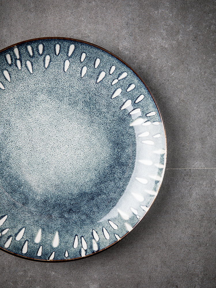 Boreal Europe style single platter 0 for breakfast on the ceramic plates 8 inch pasta dish dish dish restaurants