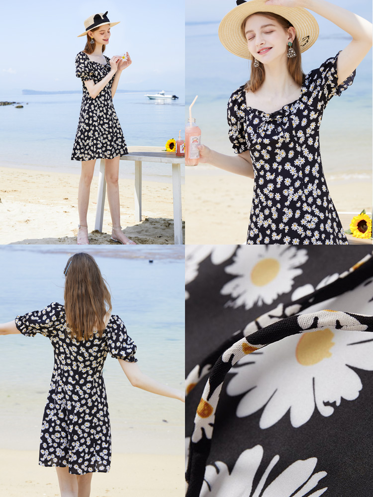 Robe été Mousseline de soie - Ref 3428894 Image 3