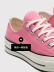 Giày vải canvas cổ thấp CONVERSE Converse chính thức 1970S nam nữ Barbie hồng dopamine màu 172681C