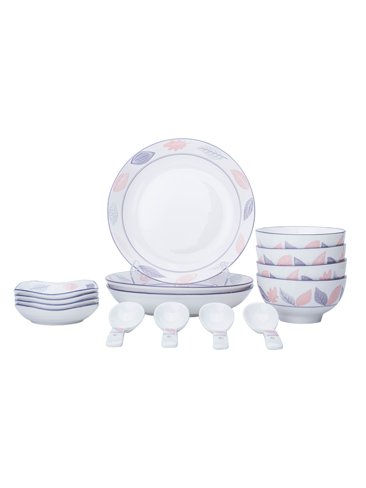 Ya cheng DE job, lovely ceramic bowl creative dishes suit move web celebrity home plate combination of northern Europe