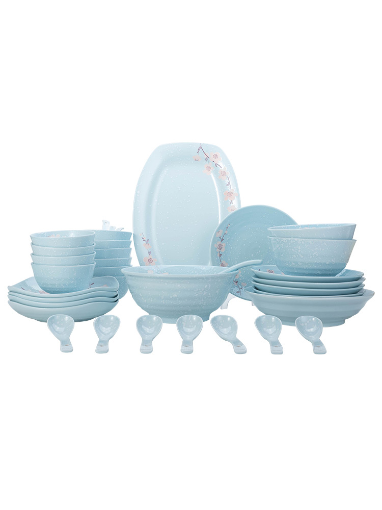 Ya cheng DE tableware glaze color plates under Japanese dishes ceramic dishes of household bowls plates outfit dishes