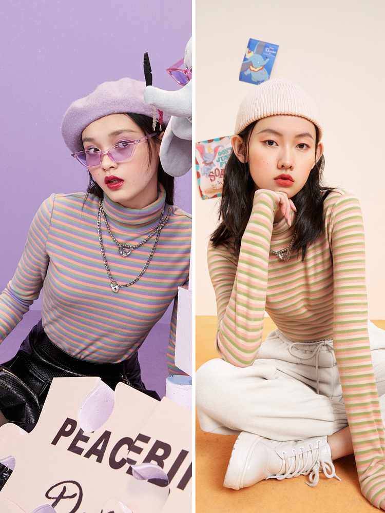 PEACEBIR 太平鸟 20年冬季 小飞象合作款 堆堆领暖姜打底衫 天猫优惠券折后¥159.9包邮(¥179.9-20)多款可选 PEACEBIR 太平鸟 20年冬季 小飞象合作款 堆堆领暖姜打底衫 天猫优惠券折后¥159.9包邮(¥179.9-20)多款可选