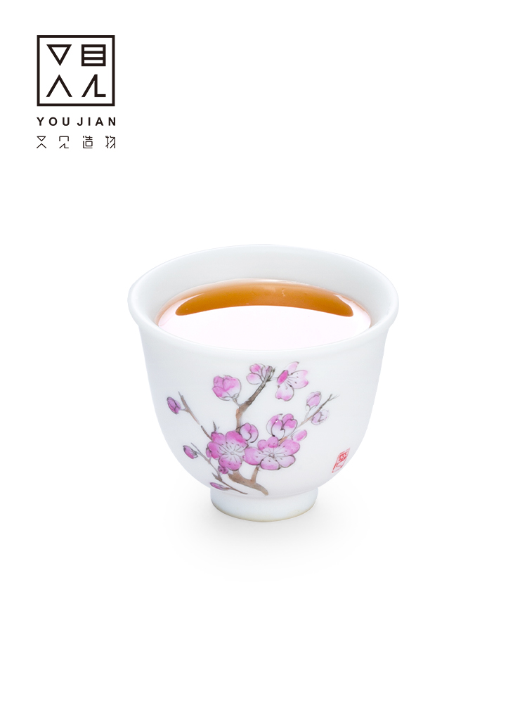 And creation of jingdezhen ceramic cups hand - made personal cup sample tea cup tea cup master cup kung fu tea cups