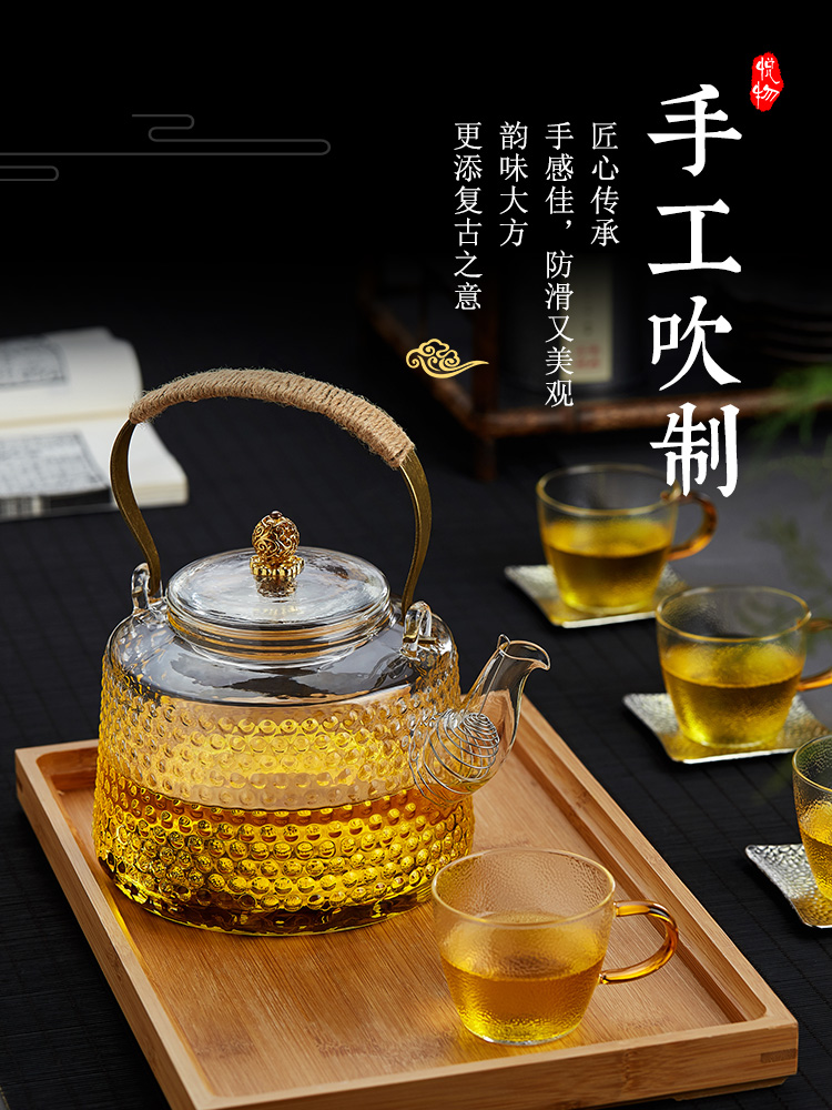 Glass ấm bếp nấu chè điện ấm trà gốm ở nhiệt độ cao nỗ lực nhiệt là trà nồi ấm trà Cổng