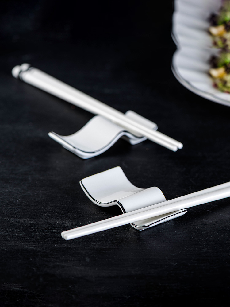 The Set point ipads porcelain ceramic chopsticks tachyon Japanese household 10 single family with 1 double move muji web celebrity