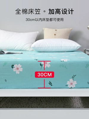 Giường cotton Playboy nệm đơn 1.5 m cotton trải giường 1.8 giường Simmons bảo vệ dày - Trang bị Covers