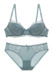 Girl Beauty House Winter thêu Đồ lót Bra Set Sexy Bra Set Phần mỏng với vòng thép ngực lớn khoe mỏng đồ lót ibasic Bộ đồ lót
