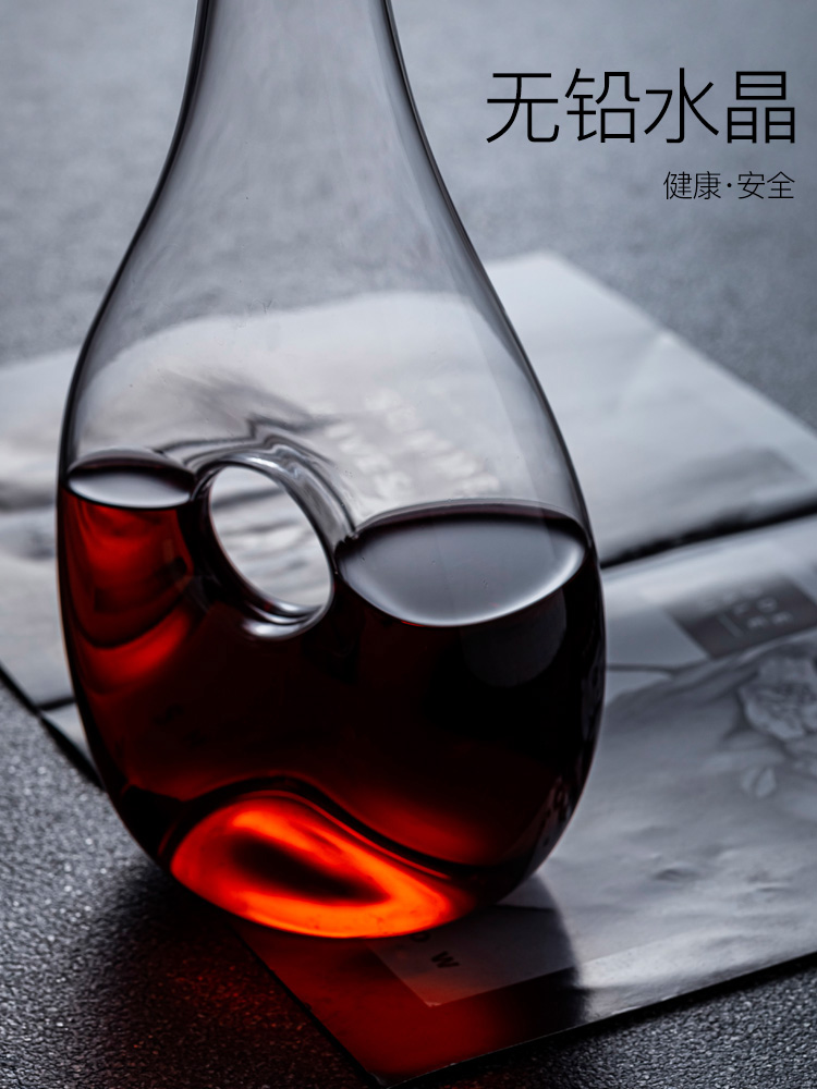 bình rượu thủy tinh pha lê chì miễn phí rượu vang flagon nhà đánh thức phân chia rượu sang trọng cá tính sáng tạo