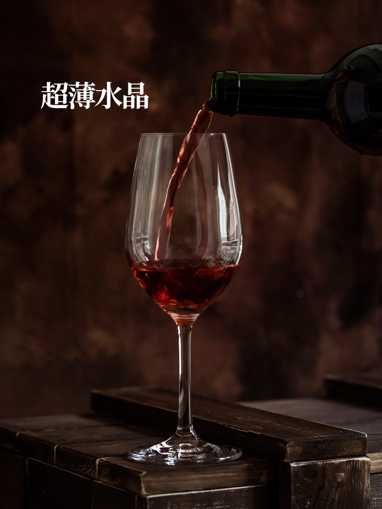 Châu Âu không chì thủy tinh pha lê của rượu vang đỏ kính chiếc cốc sâm banh bộ bộ máy nhà 6 hai cặp vợ chồng
