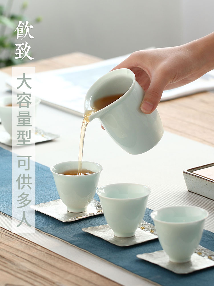 Ultimately responds to celadon tea set home sitting room tea art small tureen the whole set of ceramic cups kung fu tea gift box