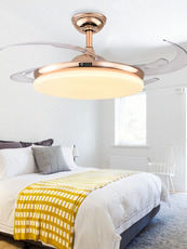 Потолочный вентилятор 名家汇隐形风扇灯吊扇灯餐厅客厅卧室家用48寸变频大风力风扇吊灯