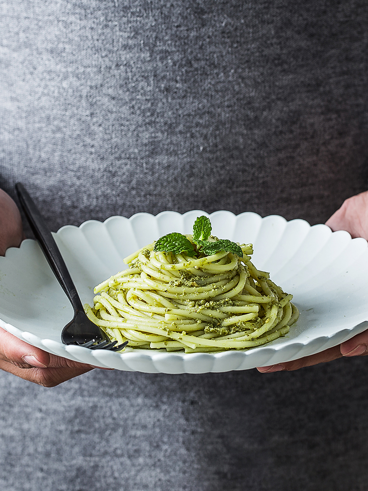 INS the Nordic idea contracted ceramic dish household move Japanese pasta cooking breakfast hotel customization
