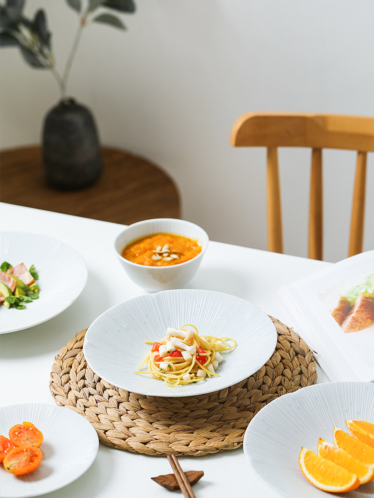 The fawn ten grass field'm Japanese imports of ceramic tableware Beijing dishes suit suit has just 4 6 people