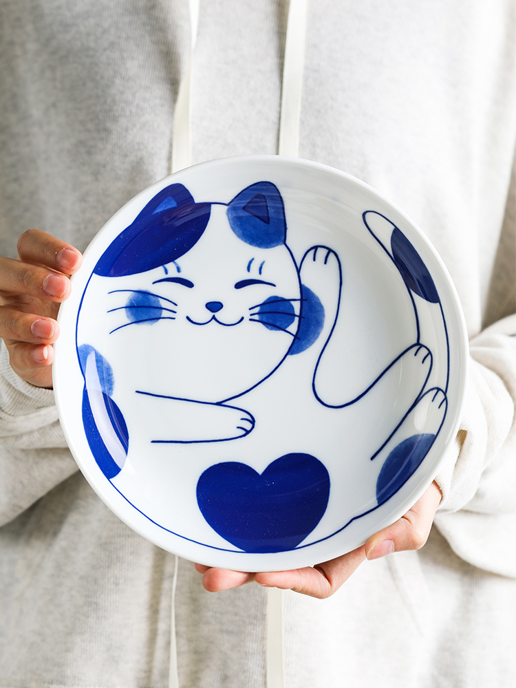 The deer field'm ceramic tableware express cat series imported from Japan Japanese rice bowl of The big porringer your job
