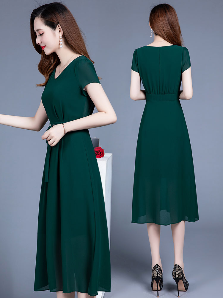 Robe été Mousseline de soie - Ref 3429148 Image 1