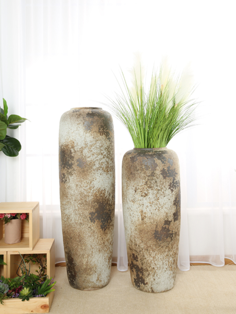 Restore ancient ways do old jingdezhen I and contracted sitting room hotel ceramic vase is suing furnishing articles pottery decoration arranging flowers