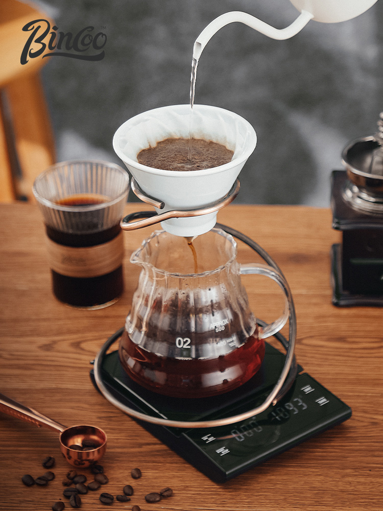 Bincoo hand coffee filter type color ceramic its its V60 American - style drip coffee filter paper filter cup