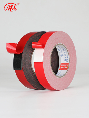 Mingshen PE xốp dán hai mặt màng đỏ keo đen trắng bảo vệ môi trường Keo xốp dán keo xốp dày 1mm vận chuyển ngay trong ngày băng dính đen 2 mặt 